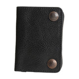 Maxbell Men Wallet Short Wallet Lightweight Card Holder for Husband Father Commuting Black
