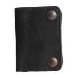 Maxbell Men Wallet Short Wallet Lightweight Card Holder for Husband Father Commuting Black