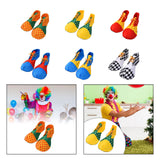 Maxbell Clown Shoes Fancy Dress Party Favors Birthday Gift Props Xmas Rainbows Shoes A