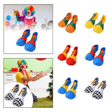 Maxbell Clown Shoes Fancy Dress Party Favors Birthday Gift Props Xmas Rainbows Shoes A