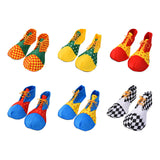 Maxbell Clown Shoes Fancy Dress Party Favors Birthday Gift Props Xmas Rainbows Shoes A