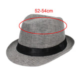 Maxbell Kids Straw Hat Trendy Portable Sunscreen Hat for Outdoor Commuting Festivals Gray