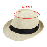 Maxbell Kids Straw Hat Trendy Portable Sunscreen Hat for Outdoor Commuting Festivals Beige