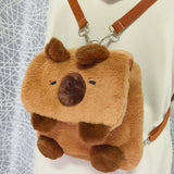 Maxbell Capybara Backpack Cute Cartoon Backpack for Outdoor Indoor Backpacking Party
