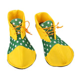 Maxbell Adult Clown Shoes Decor Cosplay for Halloween Stage Performance Party Favors Green