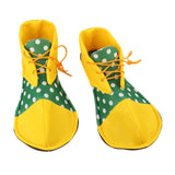 Maxbell Adult Clown Shoes Decor Cosplay for Halloween Stage Performance Party Favors Green