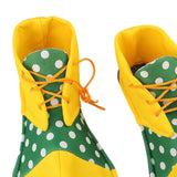 Maxbell Adult Clown Shoes Decor Cosplay for Halloween Stage Performance Party Favors Green