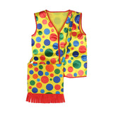 Maxbell Clown Vest Funny Clown Costume for Carnival Stage Performance Party Supplies