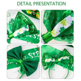 Maxbell ST Patrick's Day Headband Bow Headband for Performance Party Props Halloween