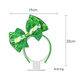 Maxbell ST Patrick's Day Headband Bow Headband for Performance Party Props Halloween
