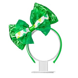 Maxbell ST Patrick's Day Headband Bow Headband for Performance Party Props Halloween