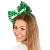 Maxbell ST Patrick's Day Headband Bow Headband for Performance Party Props Halloween