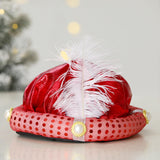 Maxbell Indian Sultan Turban Hats Hijab Head Scarf for Halloween Stage Show Carnival red