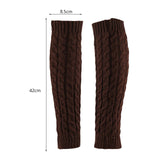 Maxbell Women's Knitted Leg Warmers Boot Socks Footless Socks for Party Walking Work Coffee