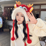 Maxbell Animal Hat Cap Beanie Hood Warm Winter Hat for Party Holiday Spring Festival