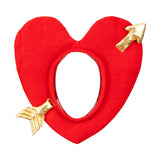 Maxbell Cupid Arrow Hat Red Lplush Heart Party Hat for Valentines Day Dress up Decor