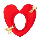 Maxbell Cupid Arrow Hat Red Lplush Heart Party Hat for Valentines Day Dress up Decor