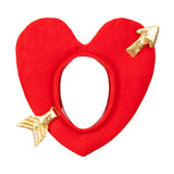 Maxbell Cupid Arrow Hat Red Lplush Heart Party Hat for Valentines Day Dress up Decor