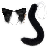Maxbell Cat Ears and Tail Set Dress up for Carnival Role Play Animals Themed Parties