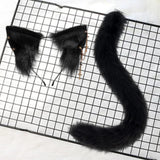 Maxbell Cat Ears and Tail Set Dress up for Carnival Role Play Animals Themed Parties
