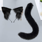 Maxbell Cat Ears and Tail Set Dress up for Carnival Role Play Animals Themed Parties