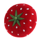 Maxbell Strawberry Beret Hat Artist Hat Elegant Soft Beanie Winter Newsboy Beret Cap 49to54cm for Kids