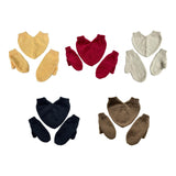 Maxbell Couple Holding Hands Gloves Thick Thermal Novelty Mittens for Running Hiking Yellow