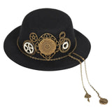 Maxbell Steampunk Mini Top Hat Gothic Vintage Design Headgear for Festival Halloween