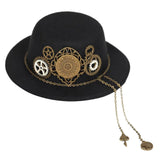 Maxbell Steampunk Mini Top Hat Gothic Vintage Design Headgear for Festival Halloween