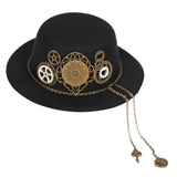 Maxbell Steampunk Mini Top Hat Gothic Vintage Design Headgear for Festival Halloween
