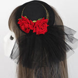 Maxbell Steampunk Mini Top Hat Hairpin Hair Accessories for Women Holiday Stage Show