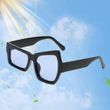 Maxbell Square Sunglasses for Women Men Funny Eyewear for Camping Travel Backpacking