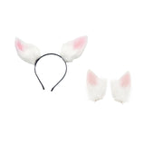 Maxbell Rabbit Ear Hair Clip Hairpin Animal Ears Barrettes for Party Christmas Dance with hairband