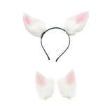 Maxbell Rabbit Ear Hair Clip Hairpin Animal Ears Barrettes for Party Christmas Dance with hairband