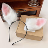 Maxbell Rabbit Ear Hair Clip Hairpin Animal Ears Barrettes for Party Christmas Dance with hairband