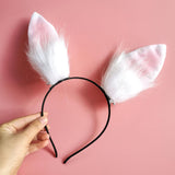 Maxbell Rabbit Ear Hair Clip Hairpin Animal Ears Barrettes for Party Christmas Dance with hairband