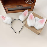 Maxbell Rabbit Ear Hair Clip Hairpin Animal Ears Barrettes for Party Christmas Dance with hairband