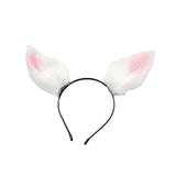 Maxbell Rabbit Ear Hair Clip Hairpin Animal Ears Barrettes for Party Christmas Dance with hairband