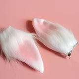 Maxbell Rabbit Ear Hair Clip Hairpin Animal Ears Barrettes for Party Christmas Dance without hairband
