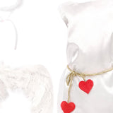 Maxbell 3 Pieces Angel Wing Costume Cute Cupids Costume for Role Play Wedding Holiday S