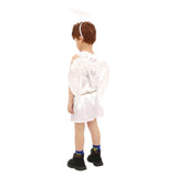 Maxbell 3 Pieces Angel Wing Costume Cute Cupids Costume for Role Play Wedding Holiday S