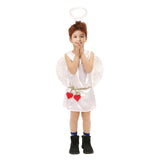 Maxbell 3 Pieces Angel Wing Costume Cute Cupids Costume for Role Play Wedding Holiday S