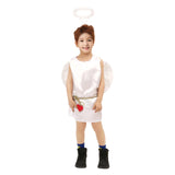 Maxbell 3 Pieces Angel Wing Costume Cute Cupids Costume for Role Play Wedding Holiday M
