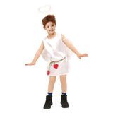 Maxbell 3 Pieces Angel Wing Costume Cute Cupids Costume for Role Play Wedding Holiday XL