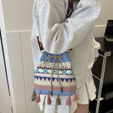 Maxbell Womens Shoulder Bag Casual Female Purse for Party Autumn and Winter Birthday blue