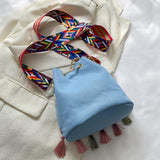 Maxbell Womens Shoulder Bag Casual Female Purse for Party Autumn and Winter Birthday blue