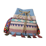 Maxbell Womens Shoulder Bag Casual Female Purse for Party Autumn and Winter Birthday blue