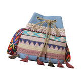 Maxbell Womens Shoulder Bag Casual Female Purse for Party Autumn and Winter Birthday blue