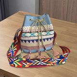 Maxbell Womens Shoulder Bag Casual Female Purse for Party Autumn and Winter Birthday blue