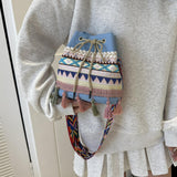 Maxbell Womens Shoulder Bag Casual Female Purse for Party Autumn and Winter Birthday blue